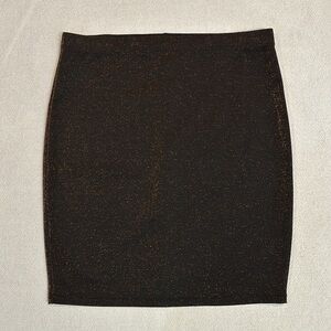 Forever 21 Brown Metallic Skirt 3X